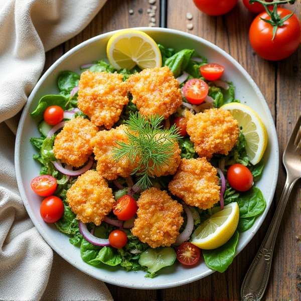 Crispy Salmon Bites