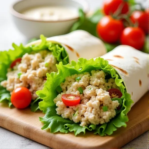 Easy Tuna Salad Wraps